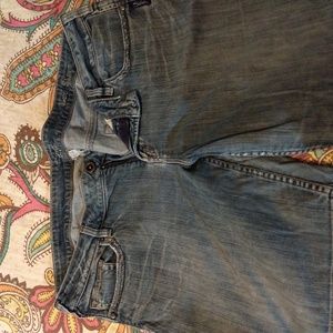 Silver jeans crop shorts